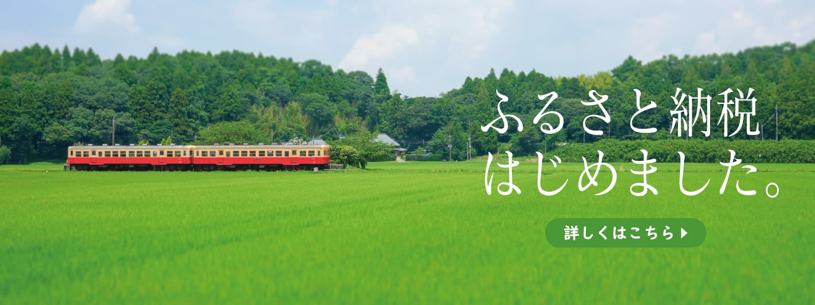 ふるさと納税はじめました