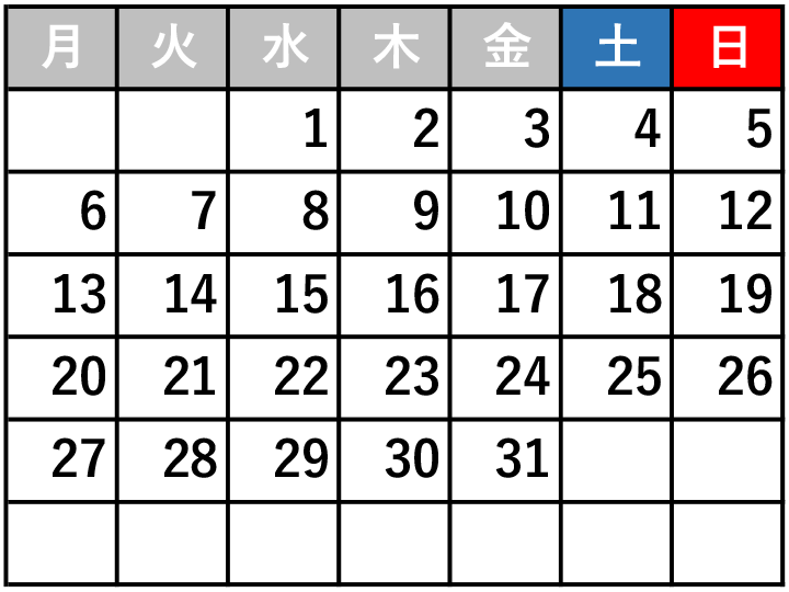 トロッコの運行日：2025年1月